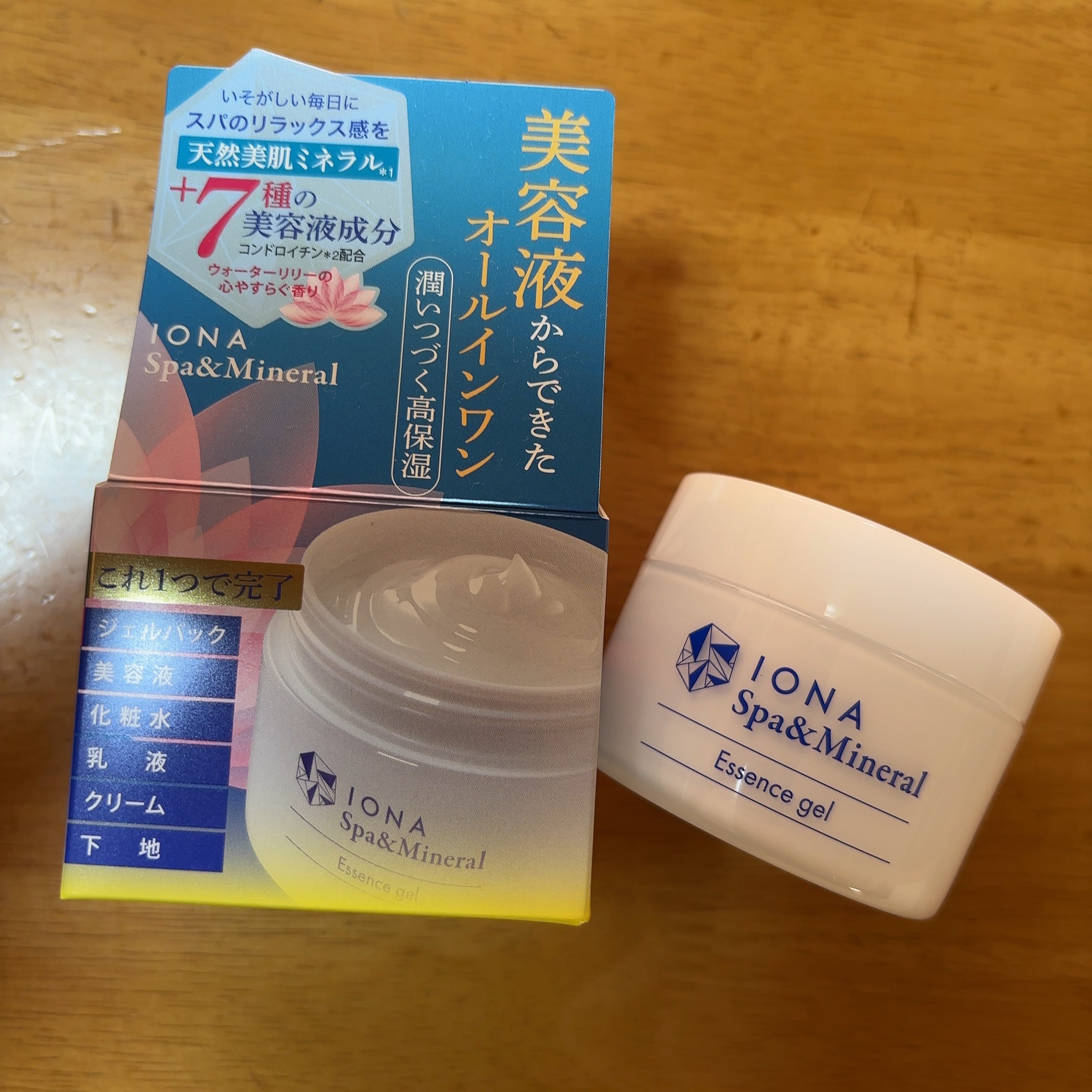 スパ＆ミネラル エッセンス ジェル/IONA/フェイスクリームを使ったクチコミ（1枚目）