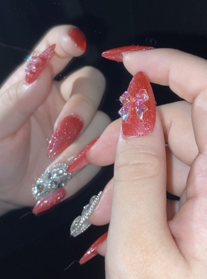 ジェルネイル（ライト対応）/セリア/ジェルネイルを使ったクチコミ（1枚目）