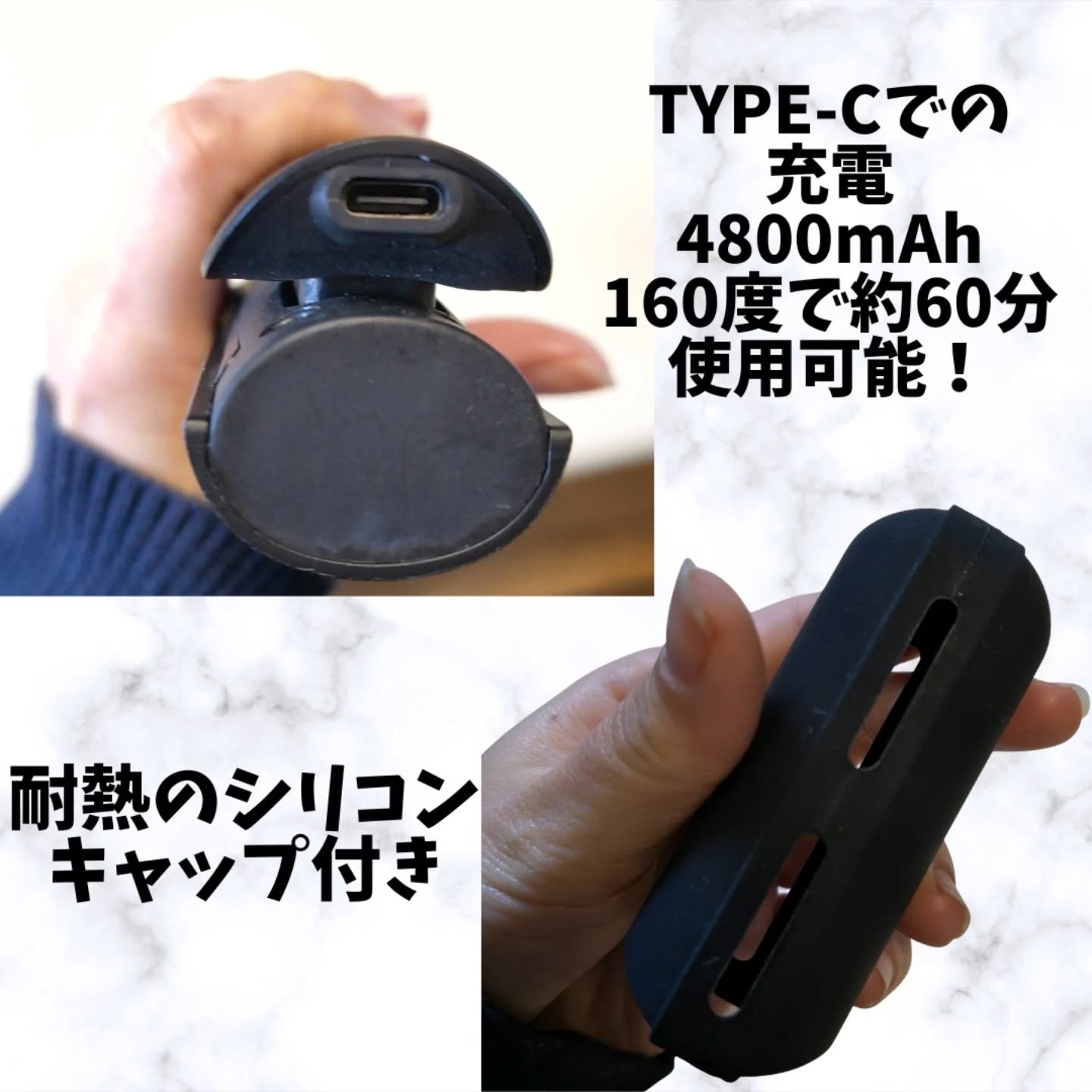 コードレスヘアアイロンミニ/Kiboer/ストレートアイロンを使ったクチコミ（2枚目）