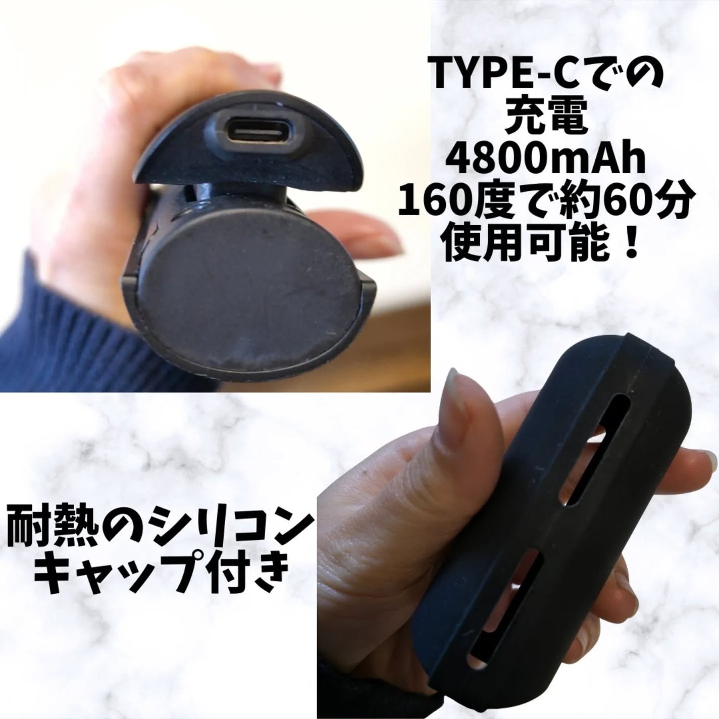 コードレスヘアアイロンミニ/Kiboer/ストレートアイロンを使ったクチコミ(2枚目)