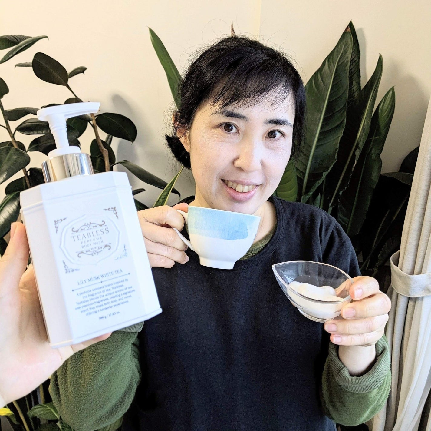 パヒュームヘア&ボディミスト コットンブルーメロウティー/TEABLESS/ヘアミストを使ったクチコミ(1枚目)