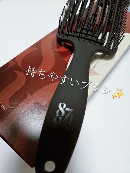 87saku ハナサク 速乾ブラシ/87saku/ヘアブラシを使ったクチコミ(2枚目)