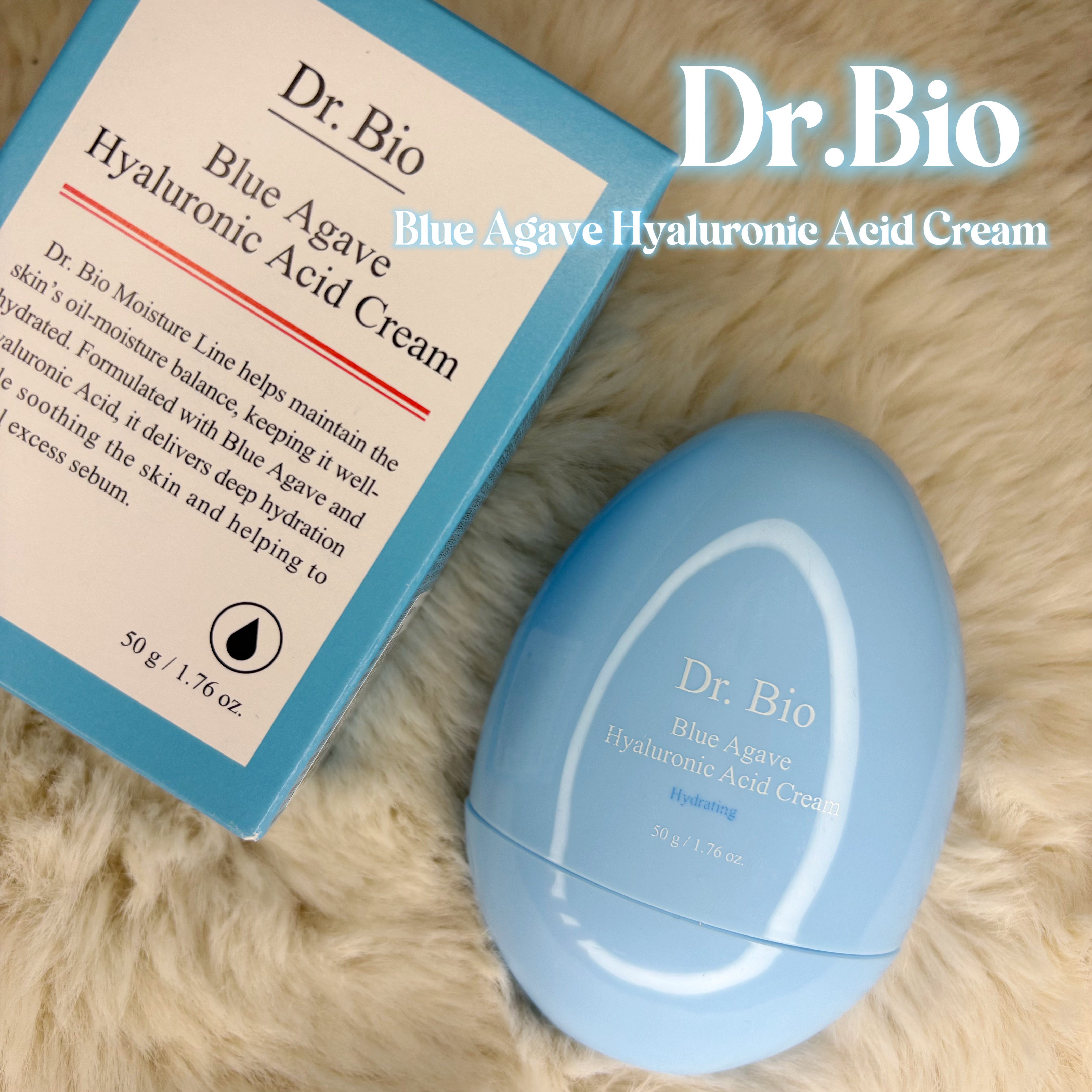 ブルーアガベヒアルロン酸クリーム/Dr.Bio/フェイスクリームを使ったクチコミ（1枚目）