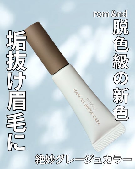 ハンオールブロウカラ/rom&nd/眉マスカラを使ったクチコミ(1枚目)