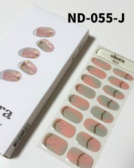 セミキュアジェルネイル(ハンド)/ohora/ネイルシールを使ったクチコミ(4枚目)