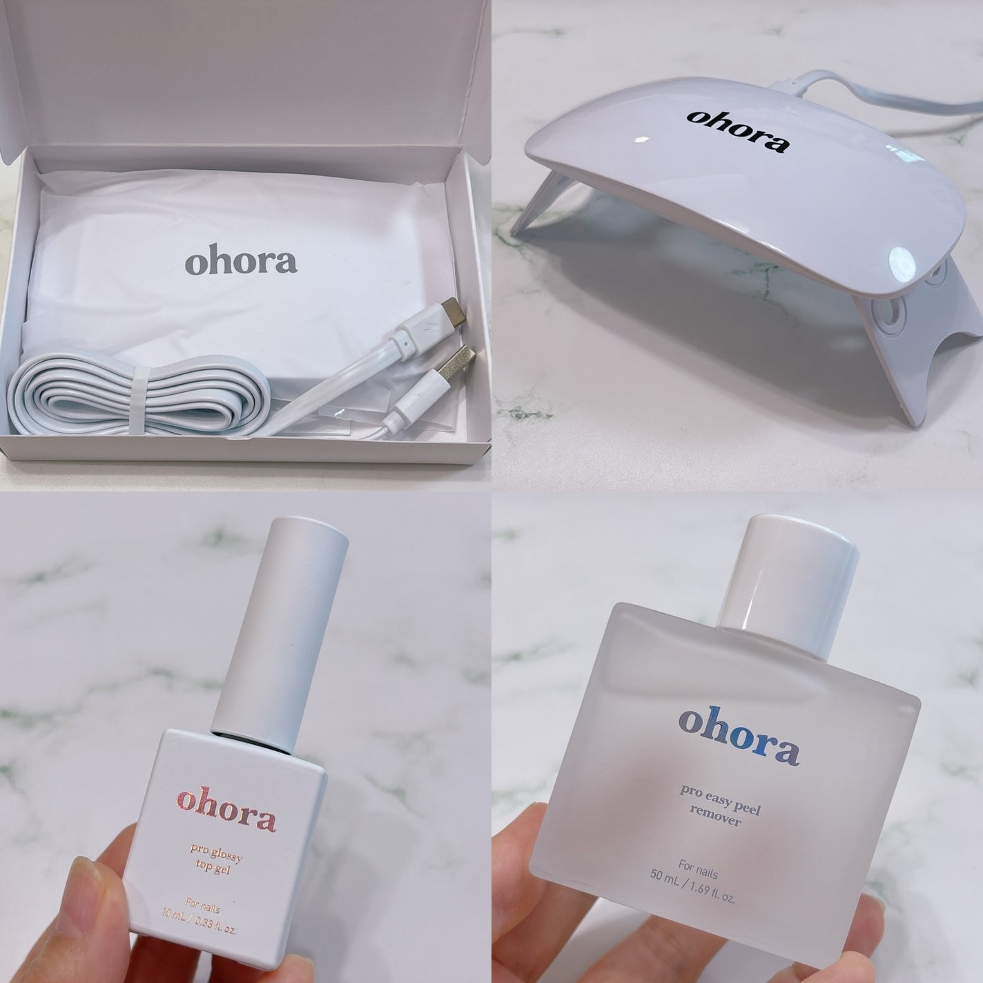 セミキュアジェルネイル(ハンド)/ohora/ネイルシールを使ったクチコミ(3枚目)