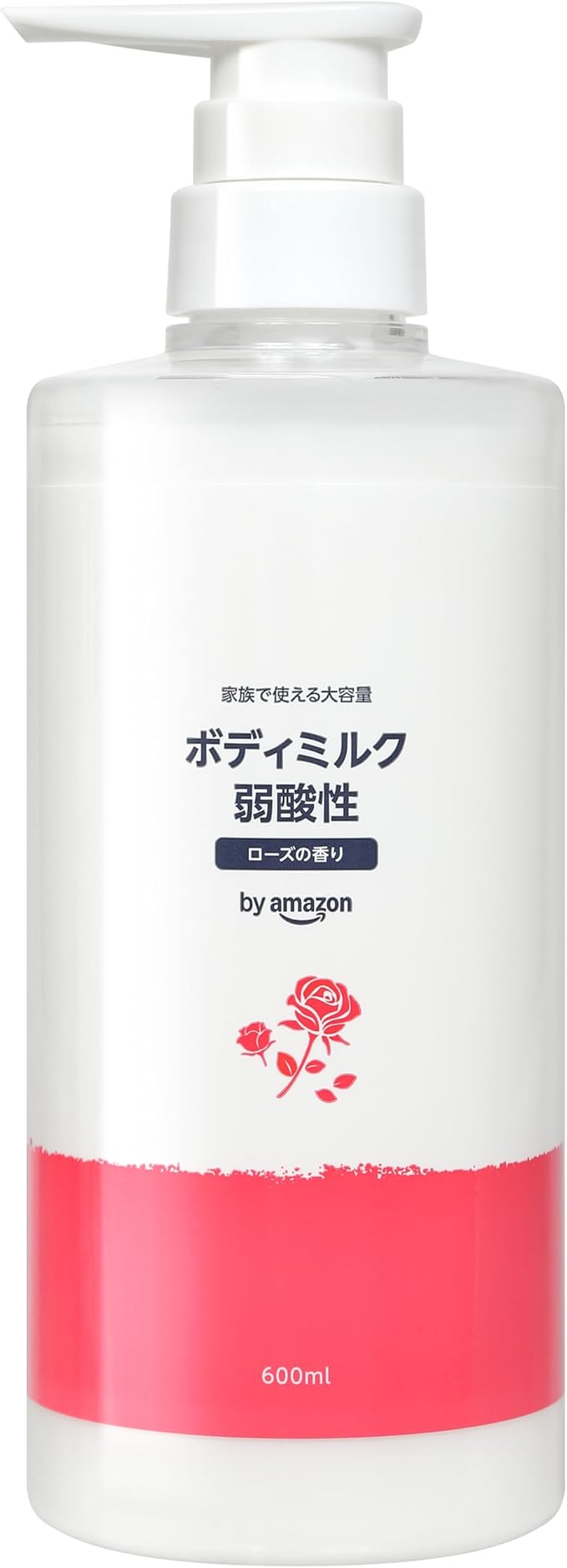 Amazon 大容量 弱酸性ボディミルク ローズ
