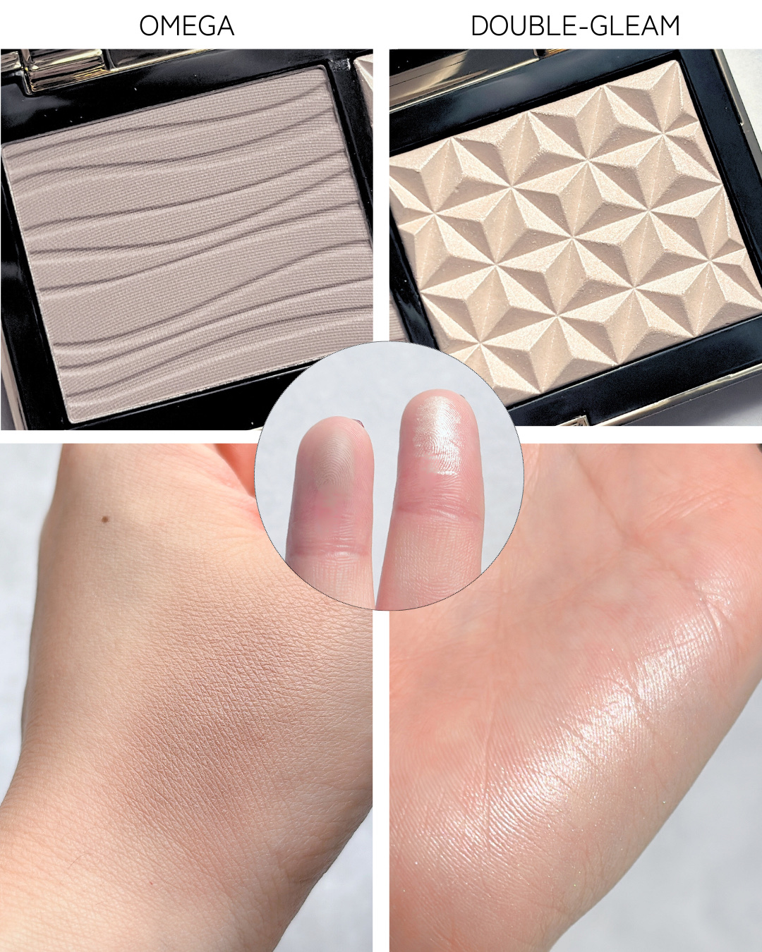 スカルプト&グロウ デュオ ハイライト&コントアーパレット/M・A・C/プレストパウダーを使ったクチコミ（3枚目）