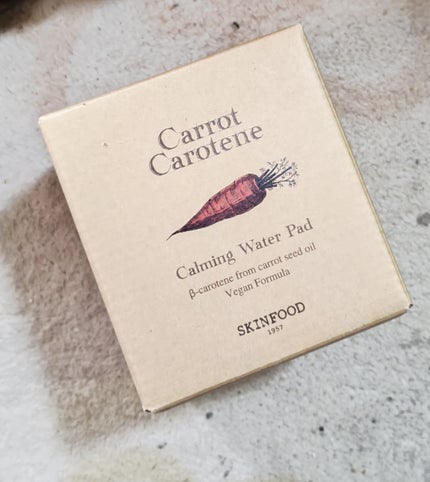 キャロットカロテン カーミングウォーターパッド/SKINFOOD/トナーパッドを使ったクチコミ(1枚目)