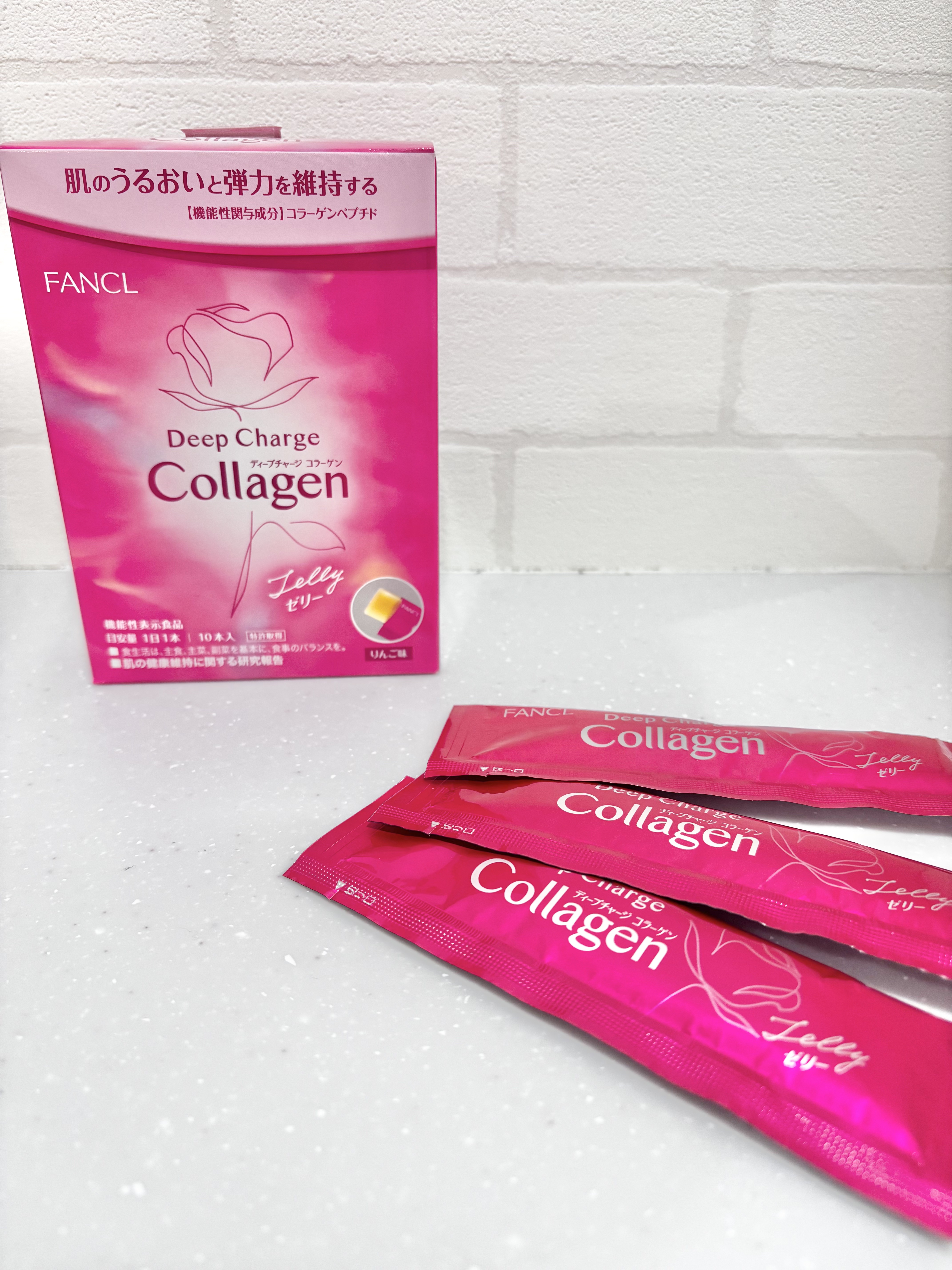 ディープチャージ  コラーゲン スティックゼリー/ファンケル/美容サプリメントを使ったクチコミ（2枚目）