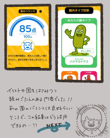 すもも on LIPS 「腸内フローラ検査してみた!!▥▤▥▧▦▤▥▧▦𖤣𖥧𖥣𖡡𖥧𖤣ch..」(4枚目)