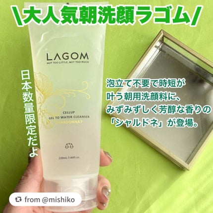 ジェルトゥウォーター クレンザー(CH)/LAGOM /その他洗顔料を使ったクチコミ(2枚目)