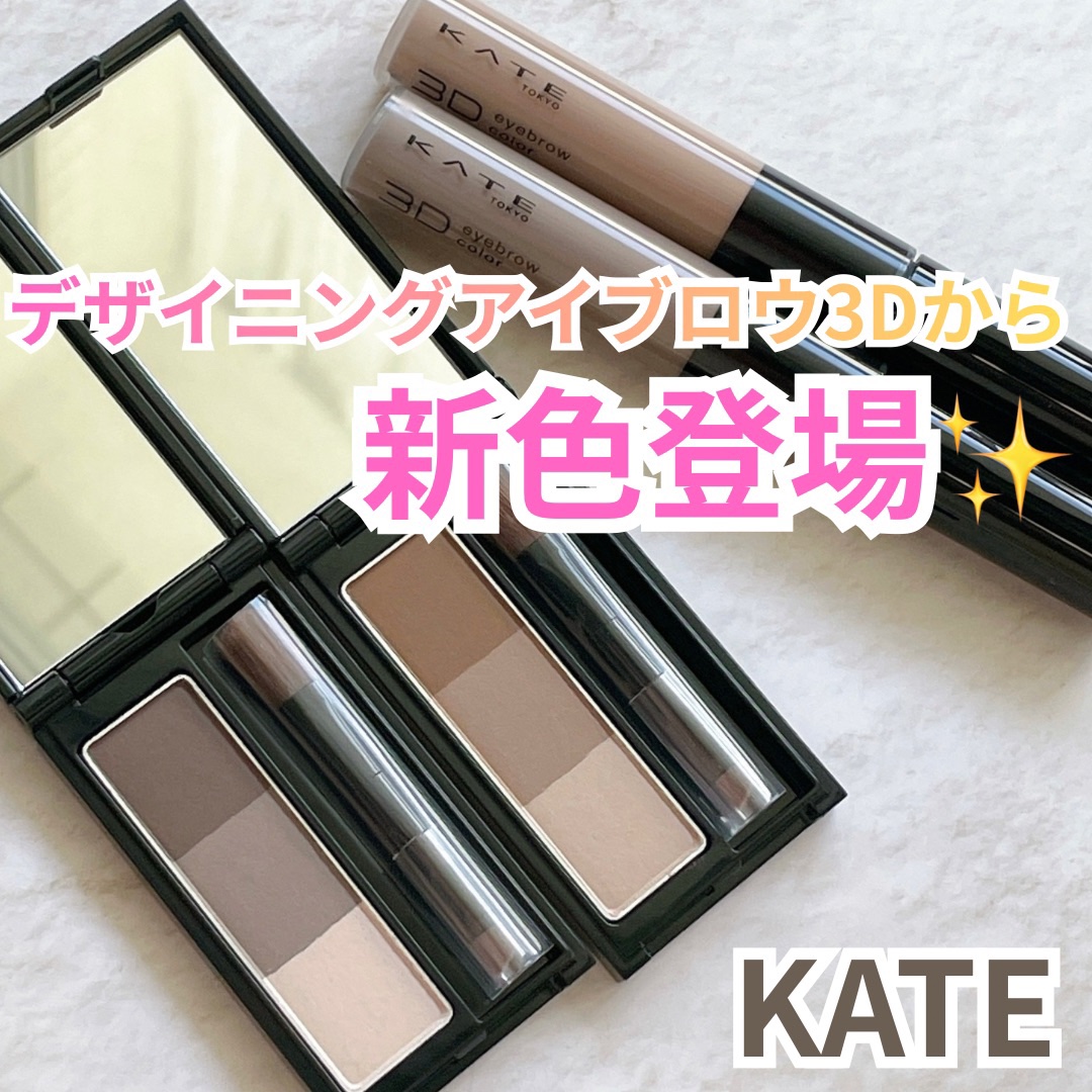 ケイト デザイニングアイブロウ3D/KATE/パウダーアイブロウを使ったクチコミ（1枚目）