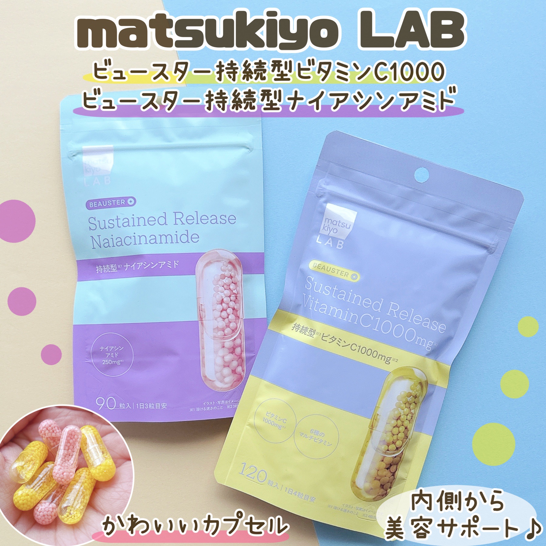 ビュースター 持続型ナイアシンアミド/matsukiyo LAB/美容サプリメントを使ったクチコミ（1枚目）
