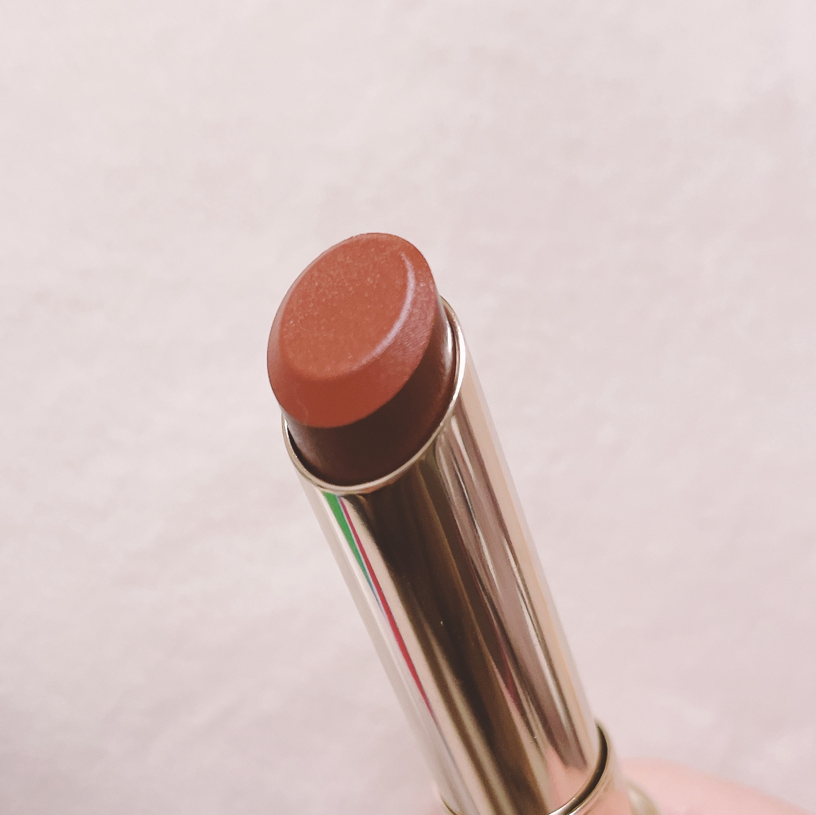 RMK デューイーメルト リップカラー 01 マイチャイ/RMK/口紅を使ったクチコミ（2枚目）