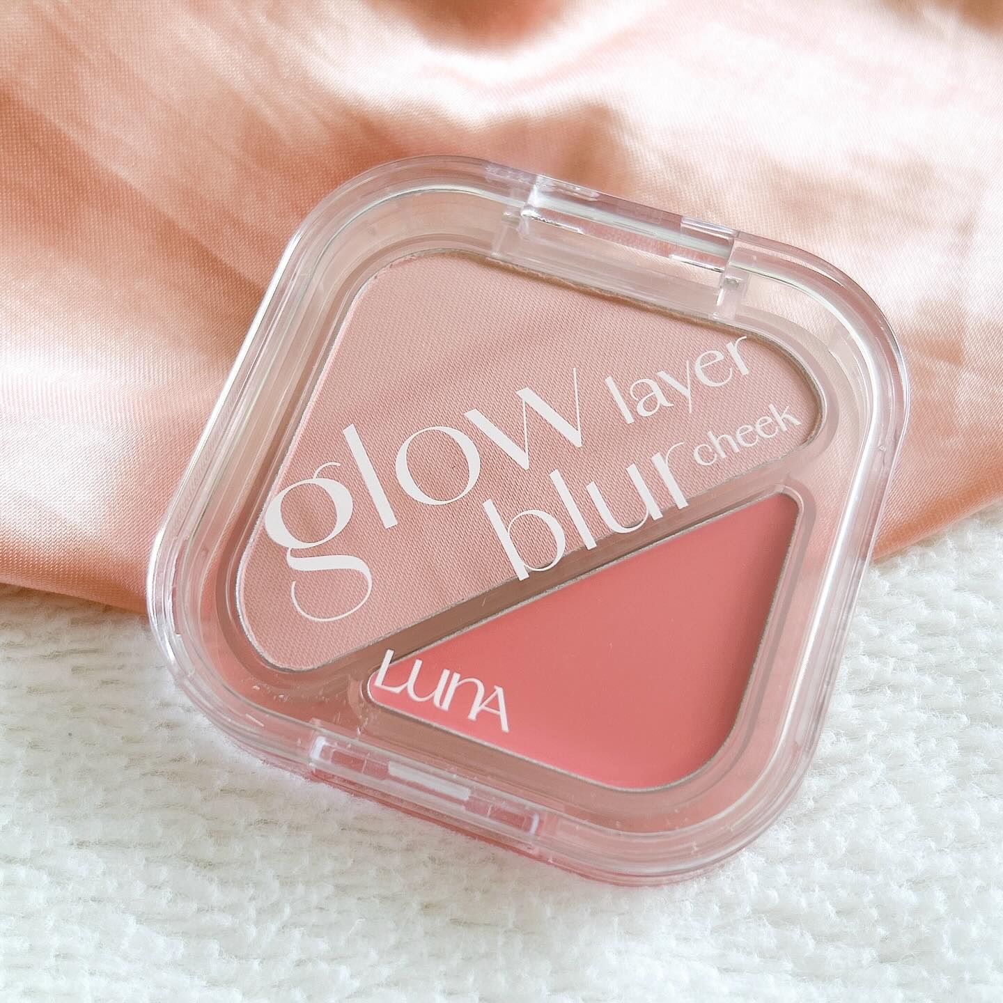 グローレイヤーブラーチーク 05 スリーピーピンク/LUNA/パウダーチークを使ったクチコミ（2枚目）