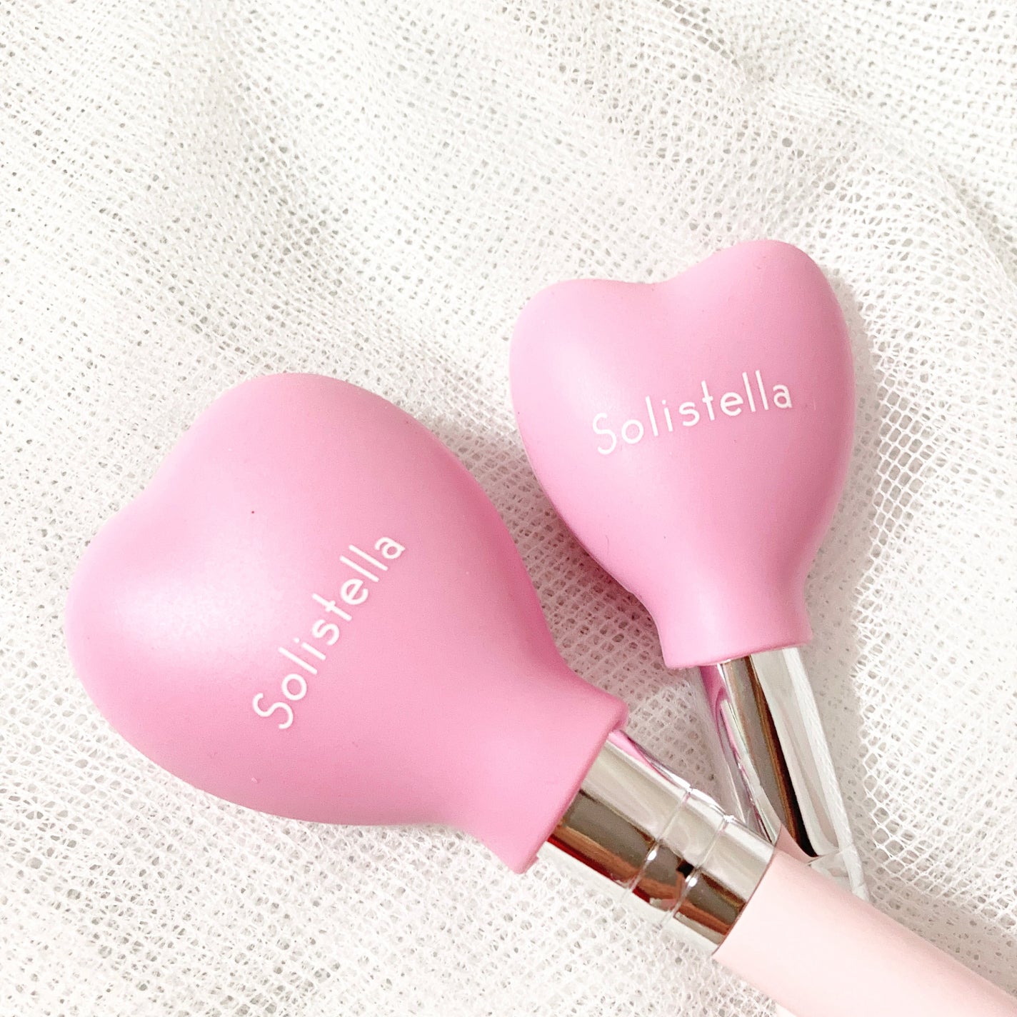 シリコンカバー付フェイスブラシ/Solistella/メイクブラシを使ったクチコミ(1枚目)