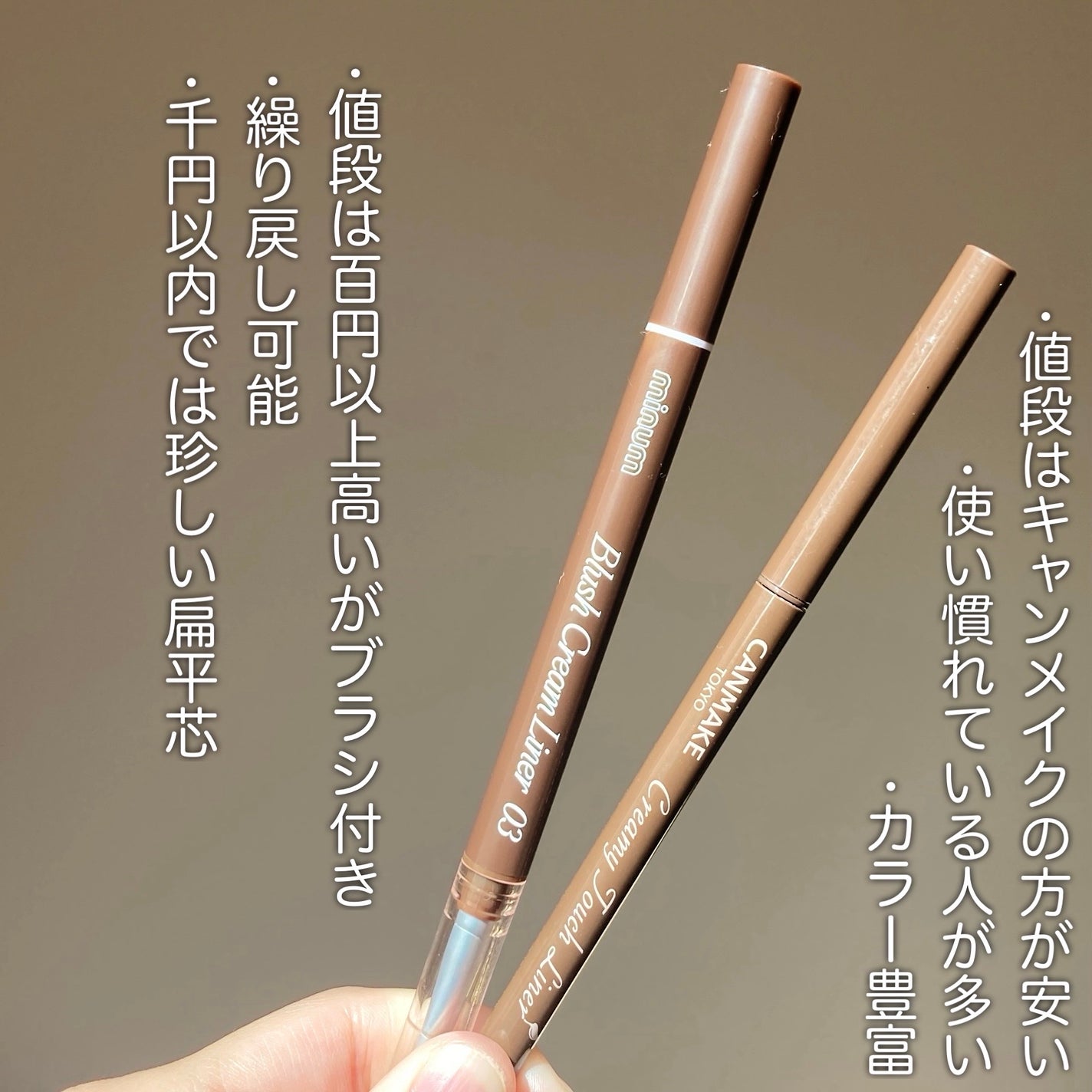 クリーミータッチライナー/キャンメイク/ジェルアイライナーを使ったクチコミ(5枚目)