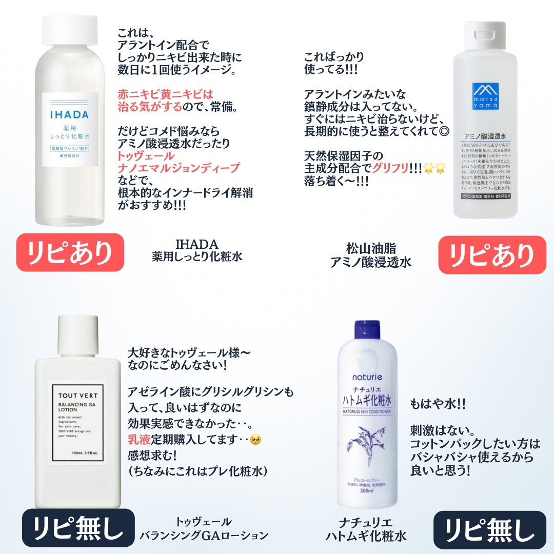 ハトムギ化粧水(ナチュリエ スキンコンディショナー R )/ナチュリエ/化粧水を使ったクチコミ（3枚目）