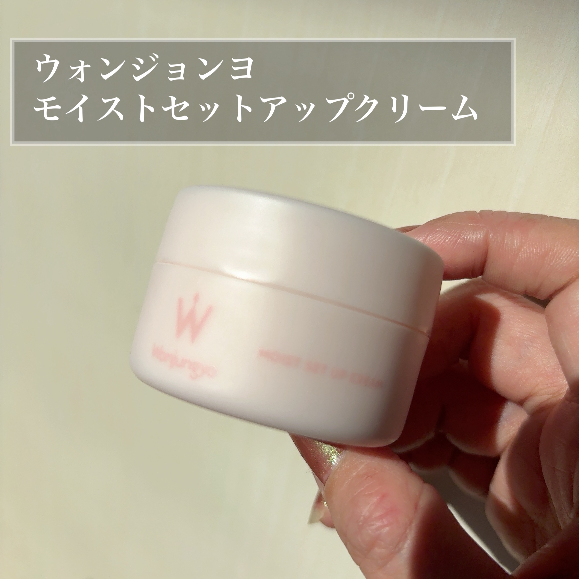 ウォンジョンヨ モイストセットアップクリーム/Wonjungyo/化粧下地を使ったクチコミ（1枚目）