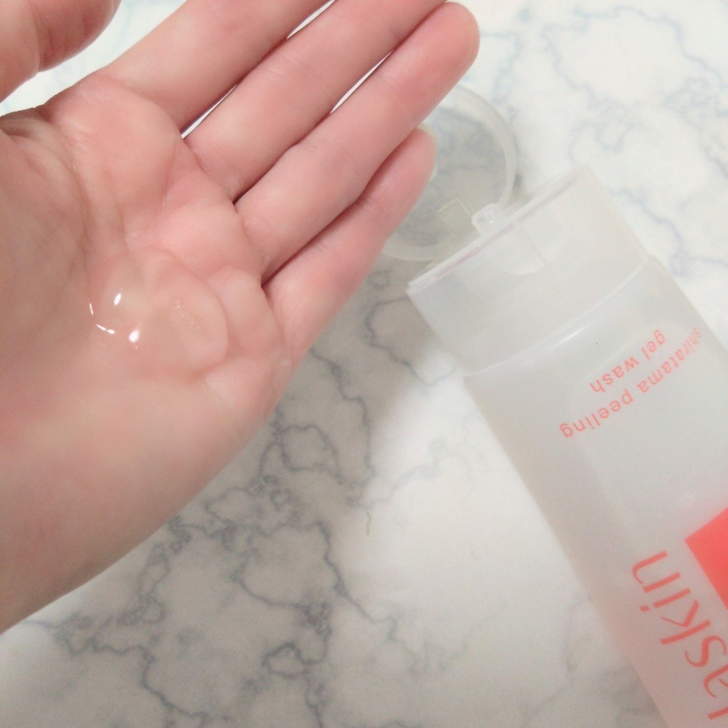 白玉ピーリングジェル洗顔/Lalaskin/その他洗顔料を使ったクチコミ(2枚目)