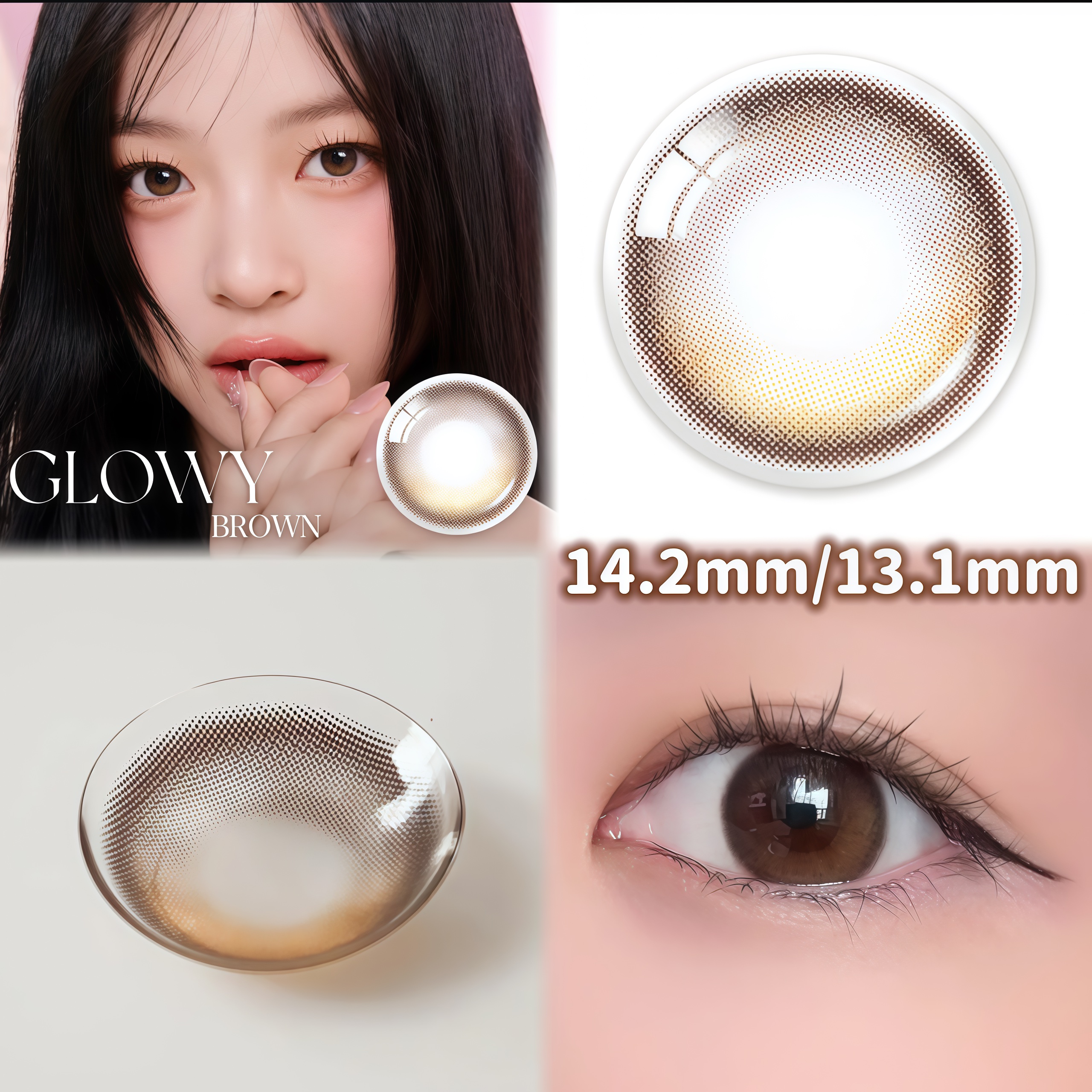 Glowy 1day/OLENS/ワンデー（１DAY）カラコンを使ったクチコミ（2枚目）