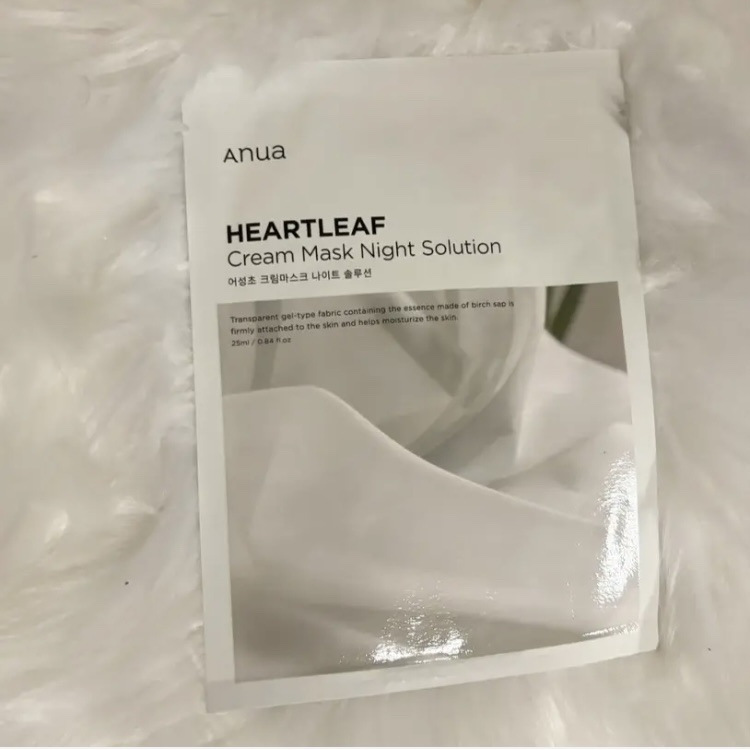 ドクダミクリームマスクナイトソリューション/Anua/シートマスク・パックを使ったクチコミ（1枚目）