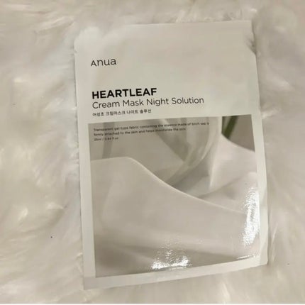 ドクダミクリームマスクナイトソリューション/Anua/シートマスク・パックを使ったクチコミ(1枚目)