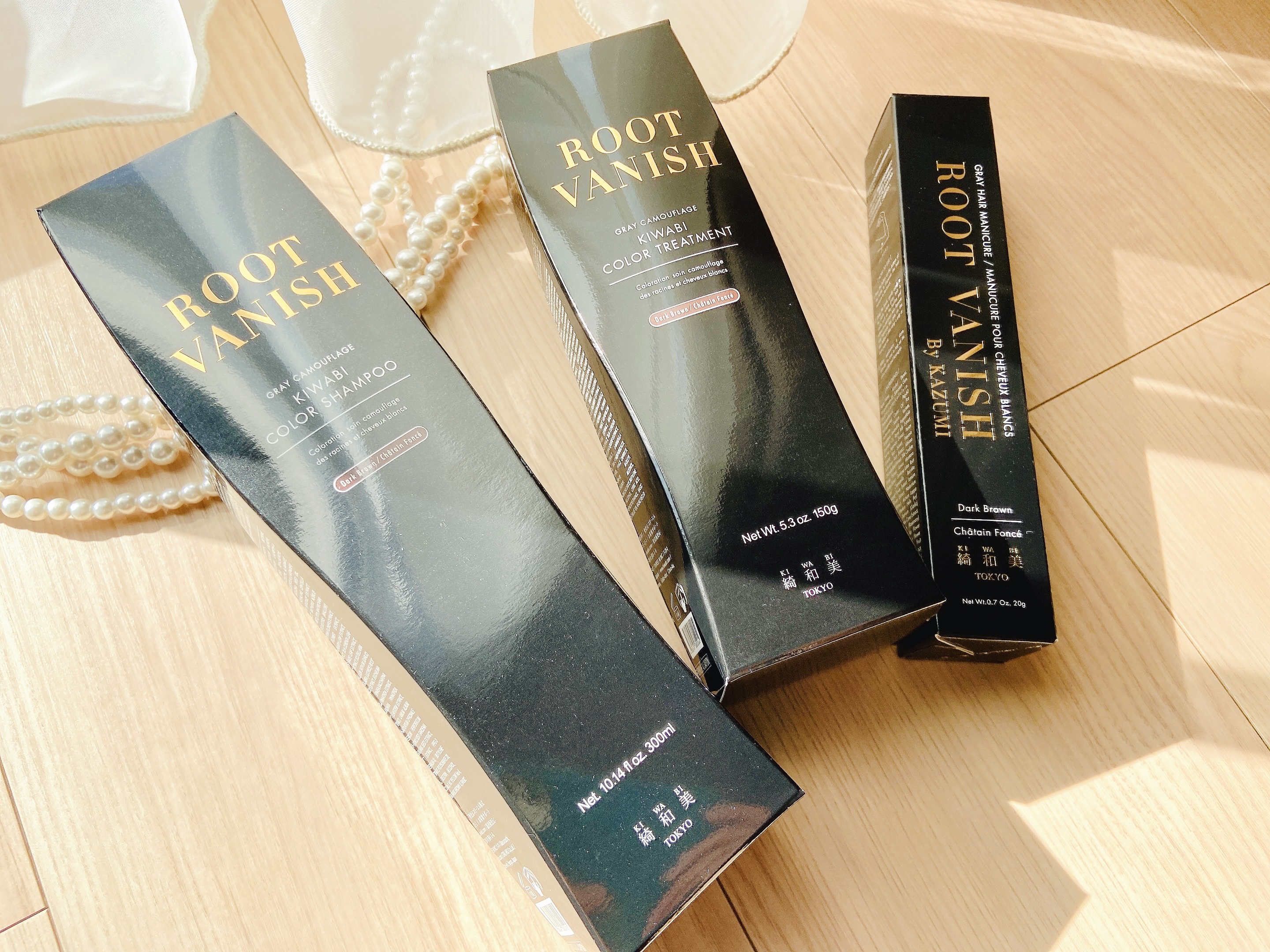 ROOT VANISH 白髪染めカラーシャンプー/ トリートメント/綺和美/市販シャンプーを使ったクチコミ（2枚目）