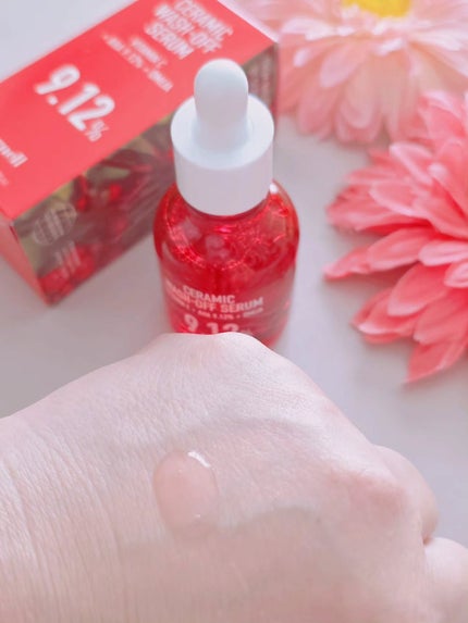 AHA 9.12 オミジャ 陶器肌 ウォッシュオフ セラム/parnell/美容液を使ったクチコミ(7枚目)