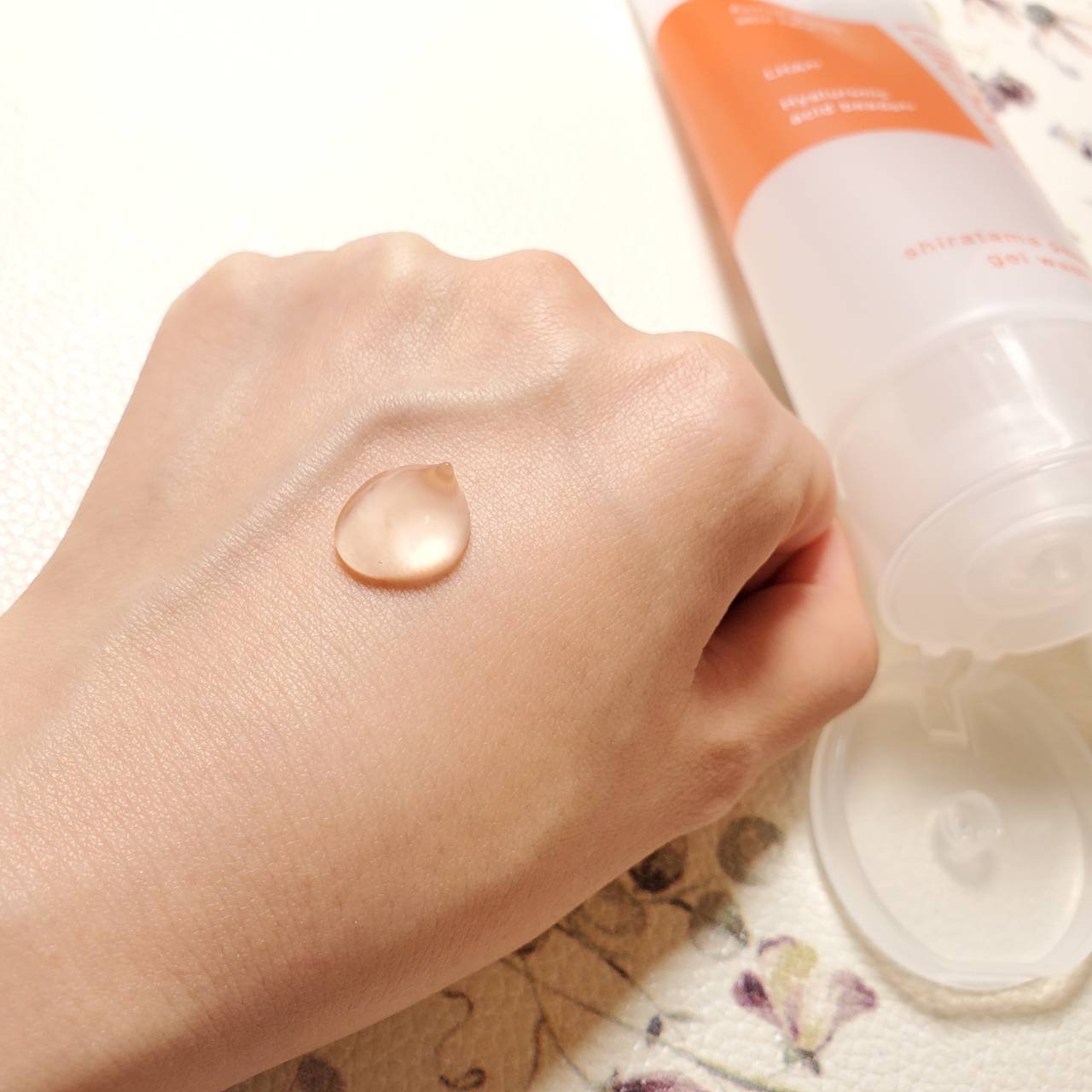 白玉ピーリングジェル洗顔 140g/Lalaskin/その他洗顔料を使ったクチコミ（3枚目）