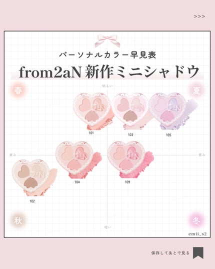 ラブクローバーパレット/2aN/アイシャドウパレットを使ったクチコミ(1枚目)