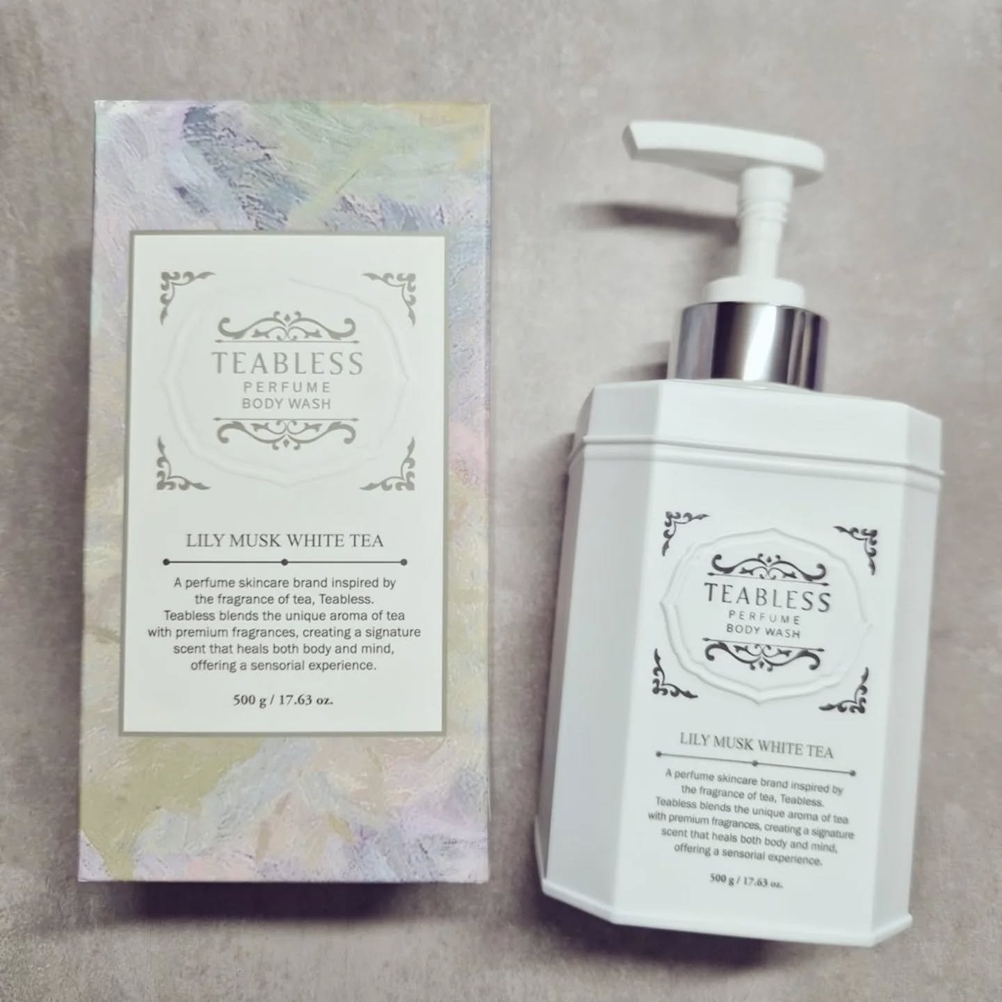 パヒュームヘア＆ボディミスト コットンブルーメロウティー/TEABLESS/ヘアミストを使ったクチコミ（1枚目）