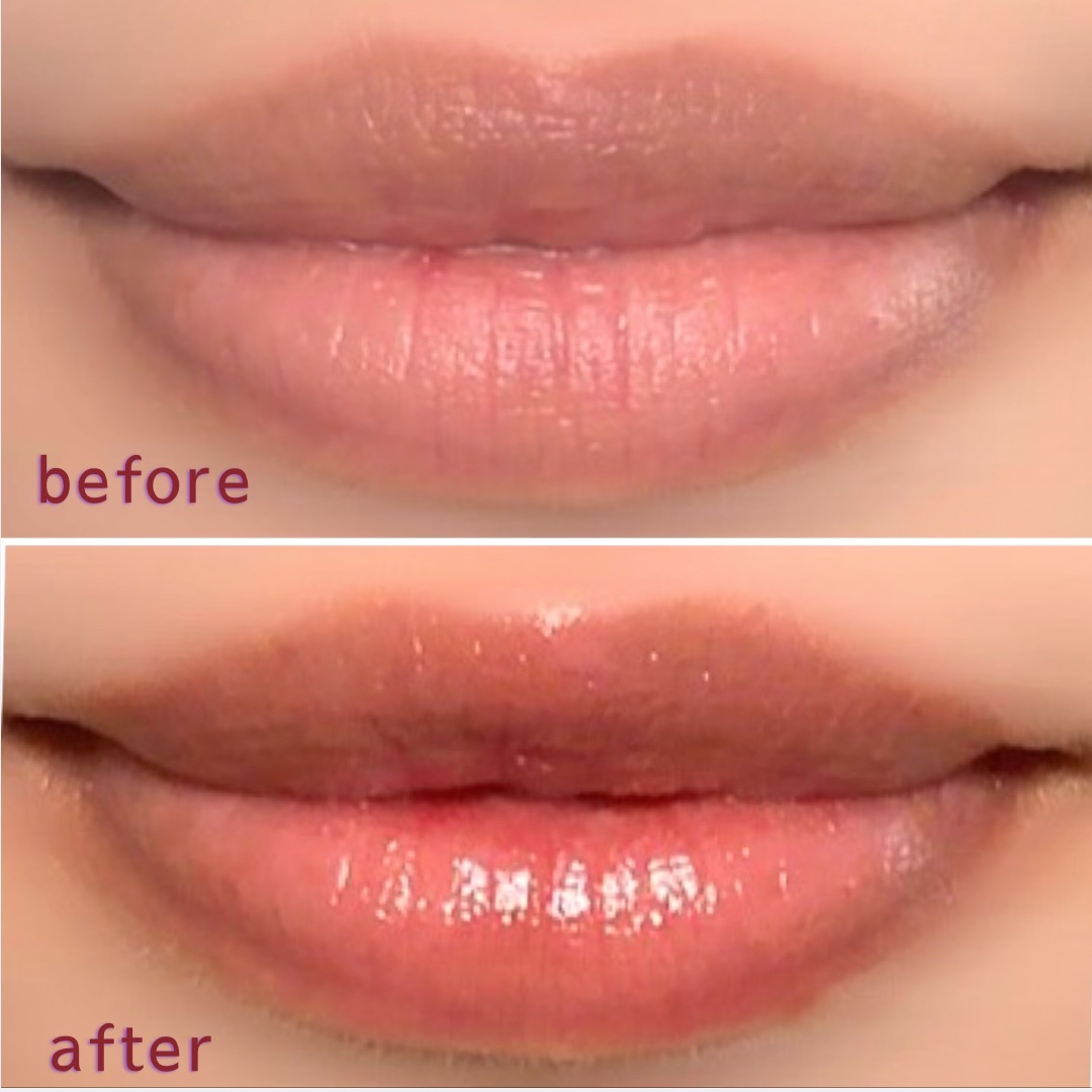 ジェルフィットグロス/AMUSE/リップグロスを使ったクチコミ（2枚目）