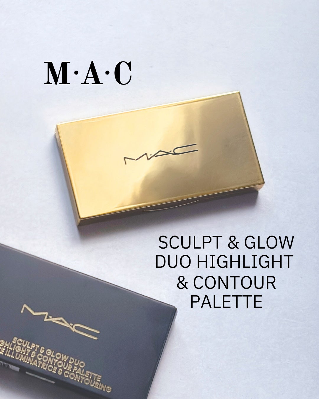 スカルプト&グロウ デュオ ハイライト&コントアーパレット/M・A・C/プレストパウダーを使ったクチコミ(1枚目)