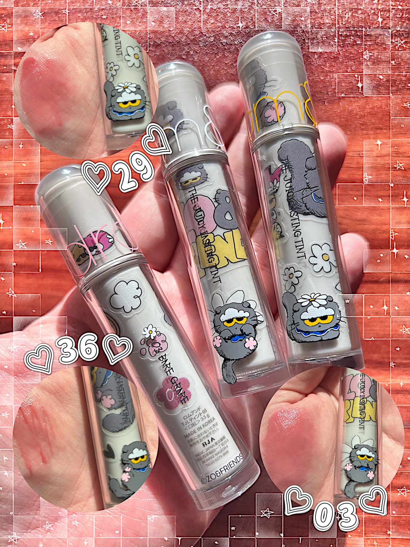 ザ ジューシーラスティングティント/rom&nd/リップティントを使ったクチコミ(3枚目)