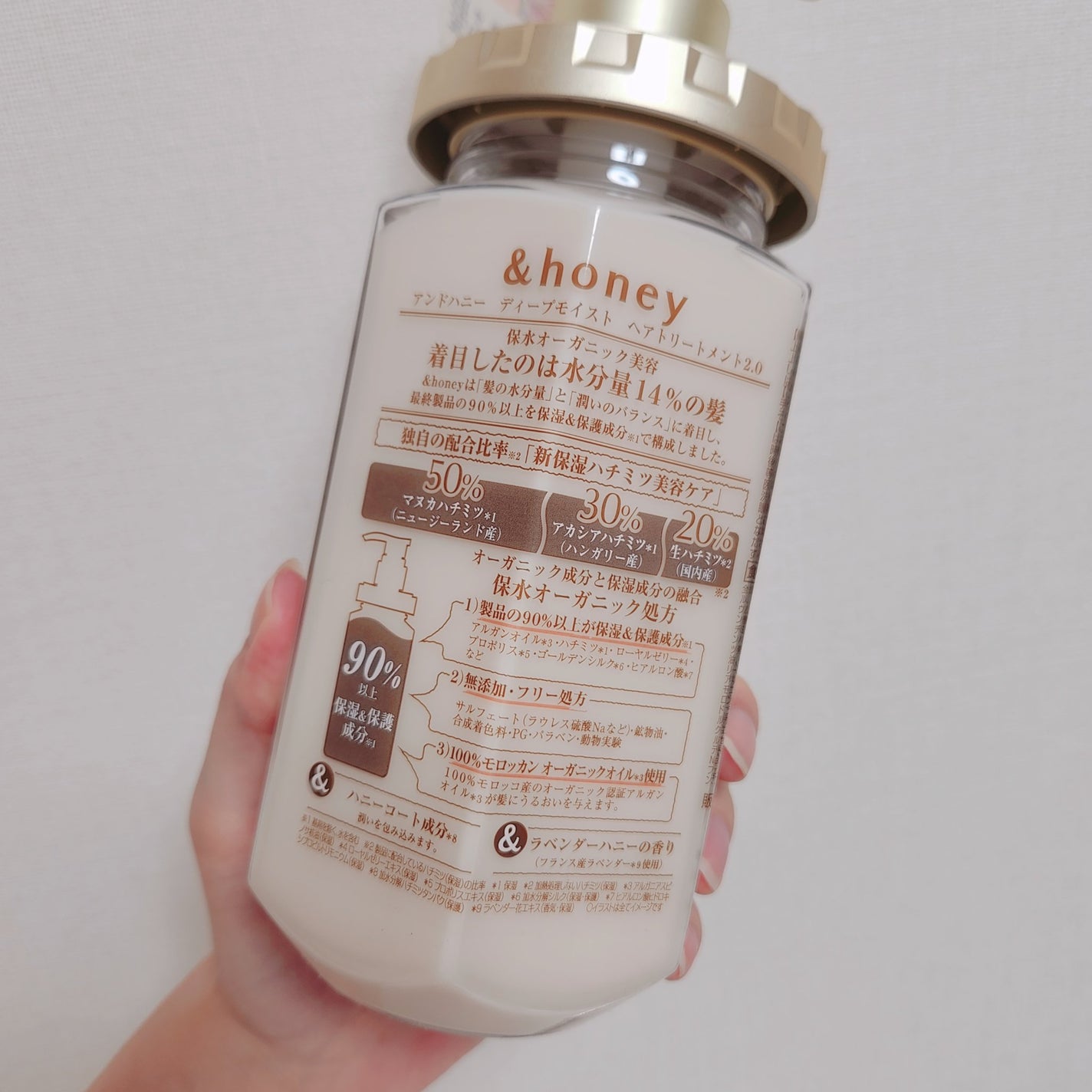 ディープモイスト シャンプー1.0/ヘアトリートメント2.0/&honey/市販シャンプーを使ったクチコミ(3枚目)