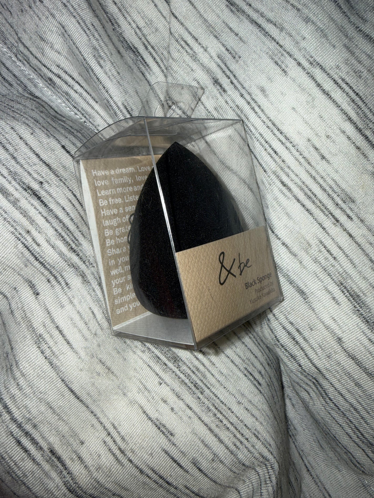 &be ブラックスポンジ/&be/パフ・スポンジを使ったクチコミ(1枚目)