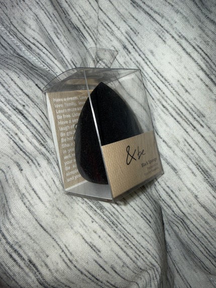 &be ブラックスポンジ/&be/パフ・スポンジを使ったクチコミ(1枚目)