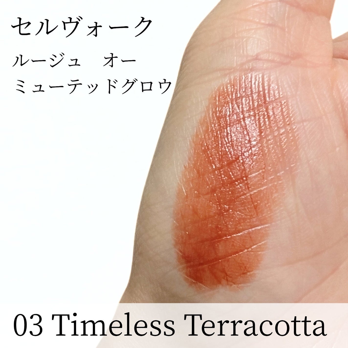 セルヴォーク ルージュ オー ミューテッドグロウ/Celvoke/口紅を使ったクチコミ(3枚目)