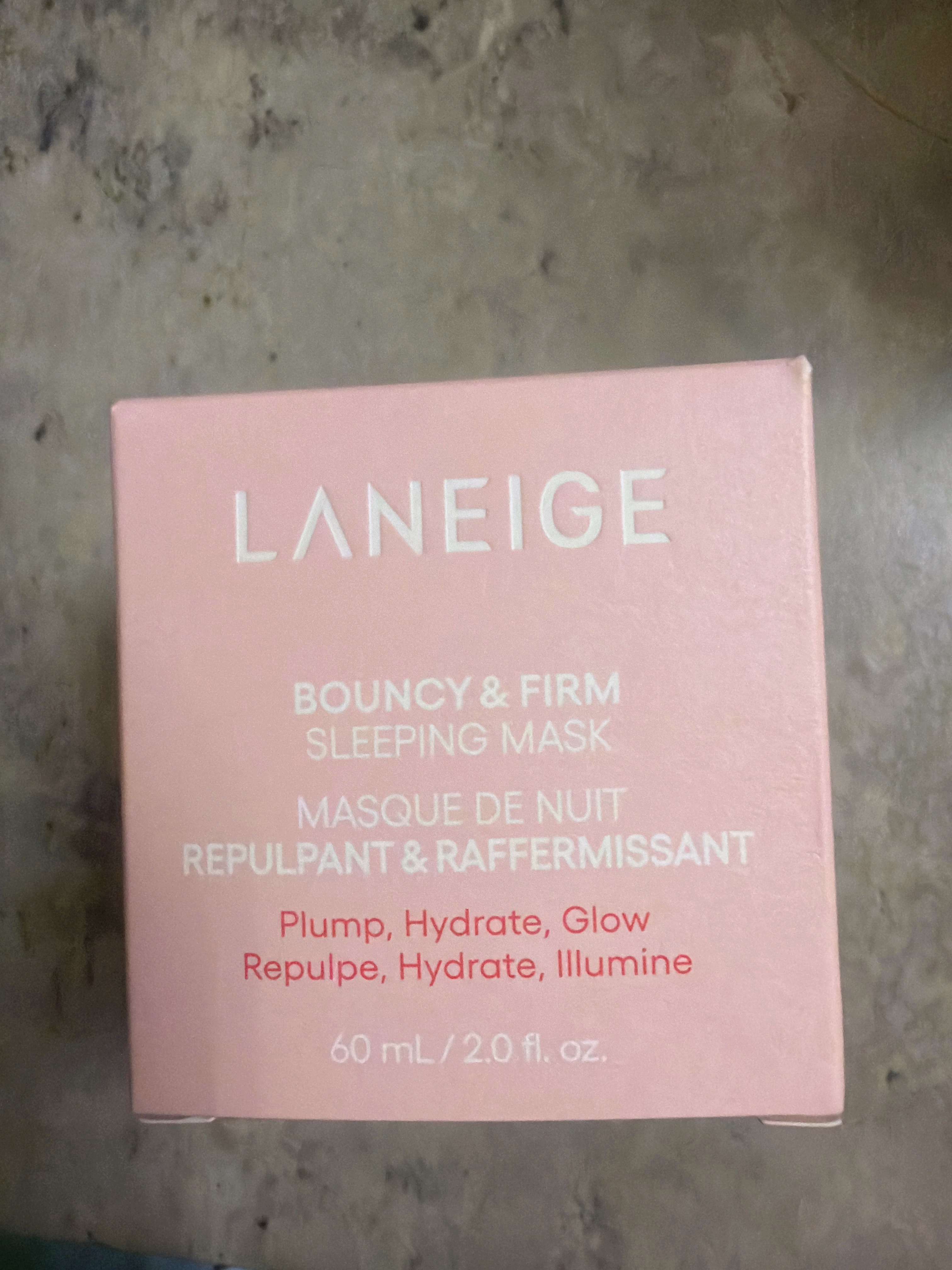 バウンシースリーピングマスク/LANEIGE/フェイスクリームを使ったクチコミ（1枚目）