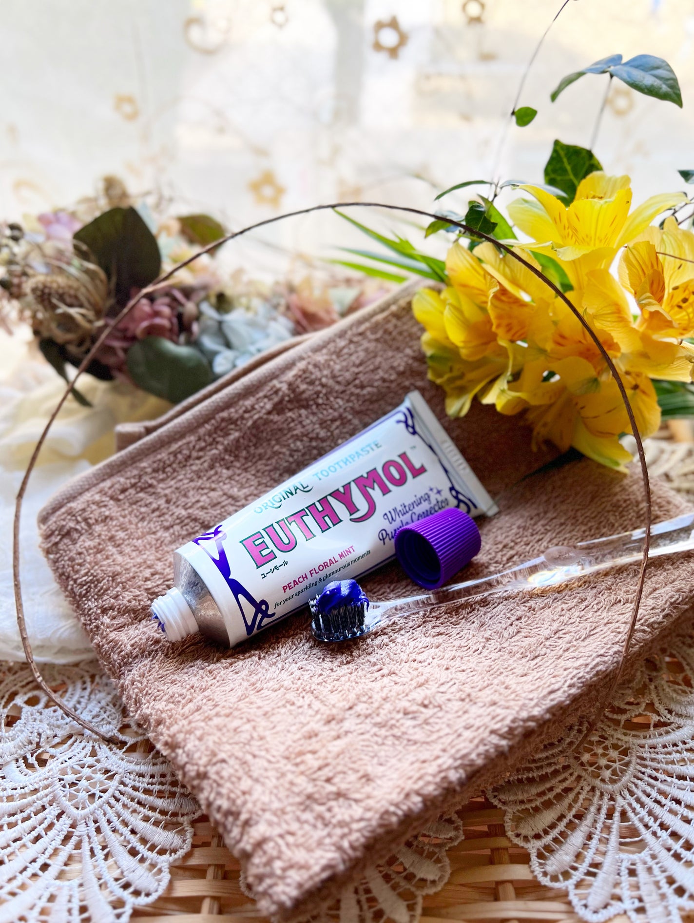 ホワイトパープル歯みがき ピーチフローラルミントの香り/EUTHYMOL/歯磨き粉を使ったクチコミ(4枚目)