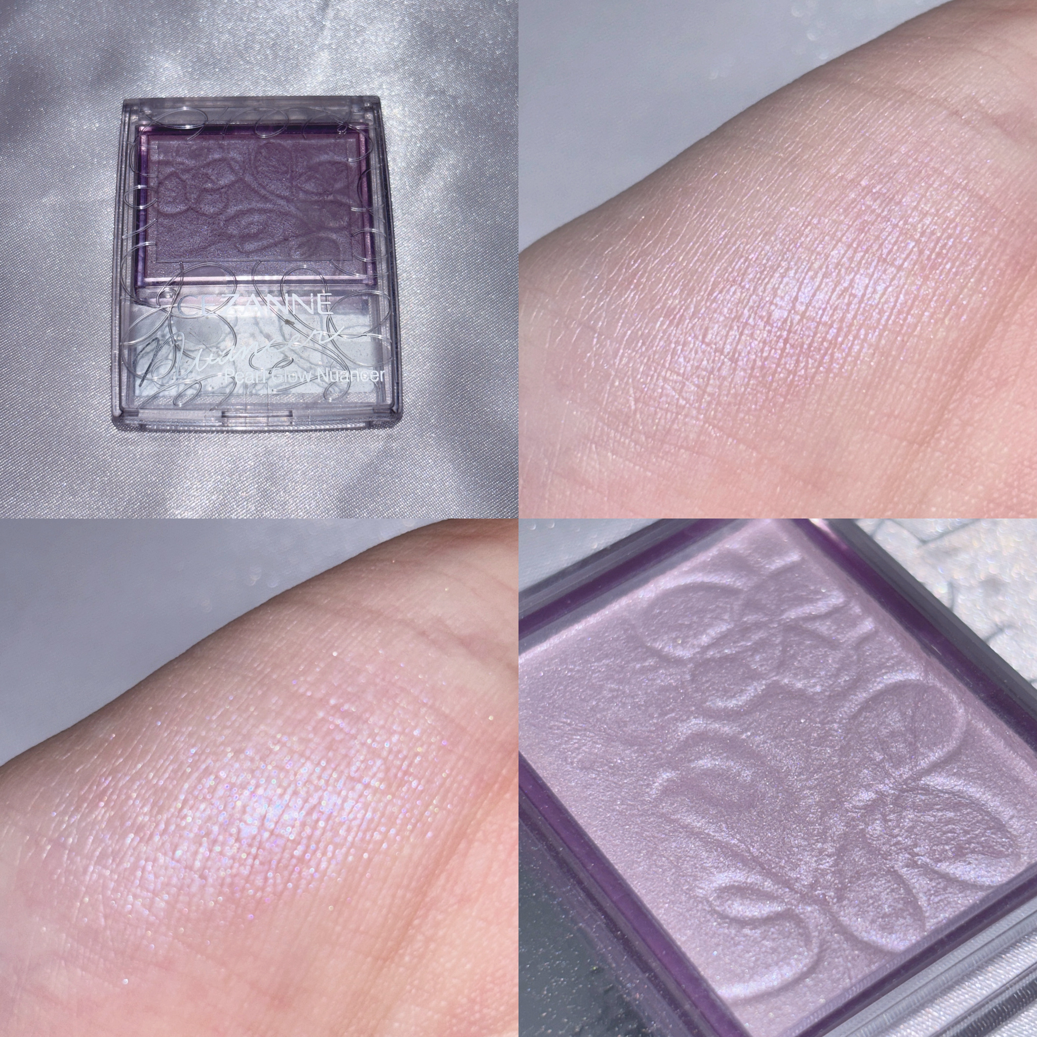 パールグロウニュアンサー/CEZANNE/パウダーハイライトを使ったクチコミ（2枚目）