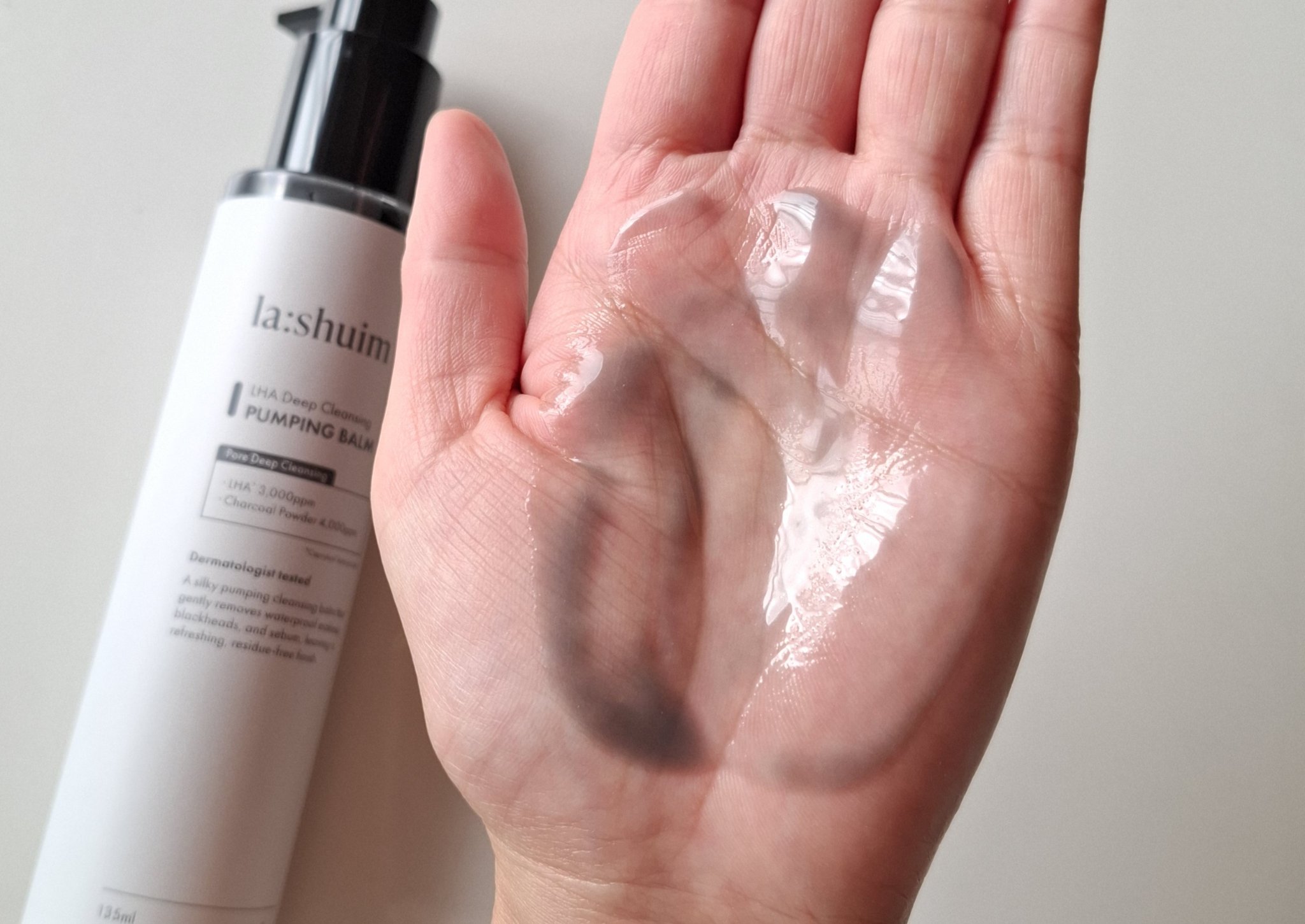 ラ・シューム LHA ディープクレンジング ポンピング バーム/la:shuim/クレンジングバームを使ったクチコミ（3枚目）