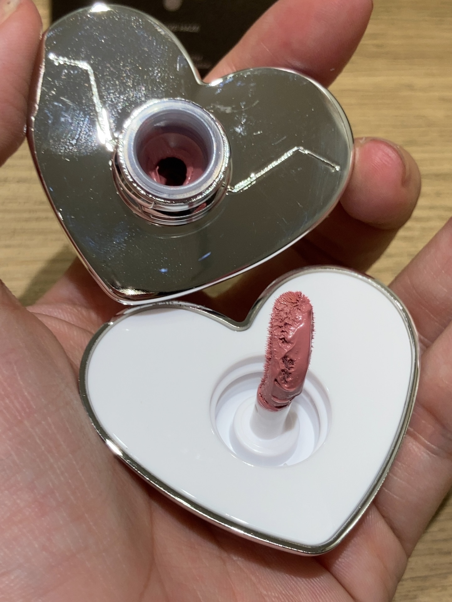 シルバーパース ムースクリーム リップ＆チーク 10 モーブヘイズ/oiad/ジェル・クリームチークを使ったクチコミ（3枚目）