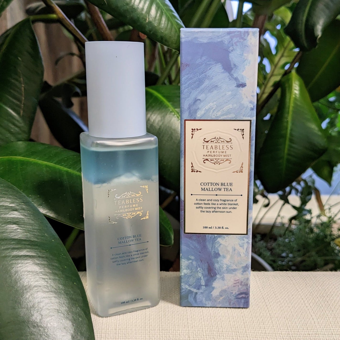 パヒュームヘア&ボディミスト コットンブルーメロウティー/TEABLESS/ヘアミストを使ったクチコミ(7枚目)