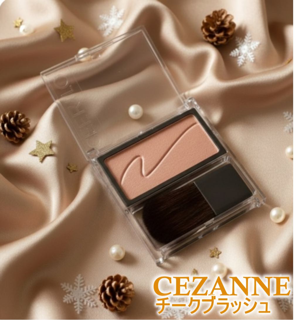 チークブラッシュ/CEZANNE/パウダーチークを使ったクチコミ(1枚目)