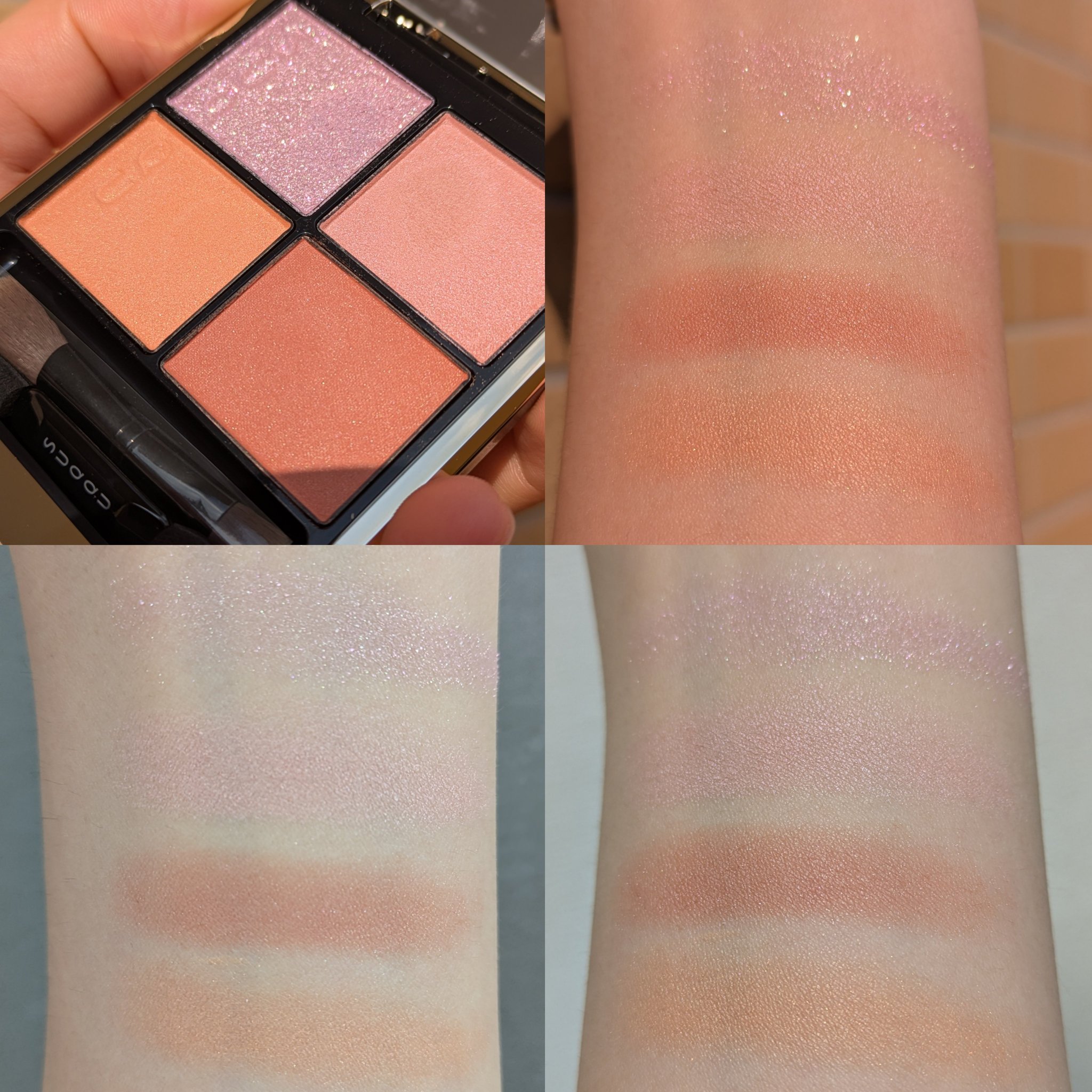 シグニチャー カラー アイズ 147 陽影 -HARUKAGE（限定色）/SUQQU/アイシャドウパレットを使ったクチコミ（3枚目）