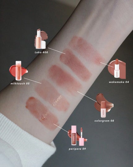 インク グラスティング リップ グロス/PERIPERA/リップグロスを使ったクチコミ(8枚目)