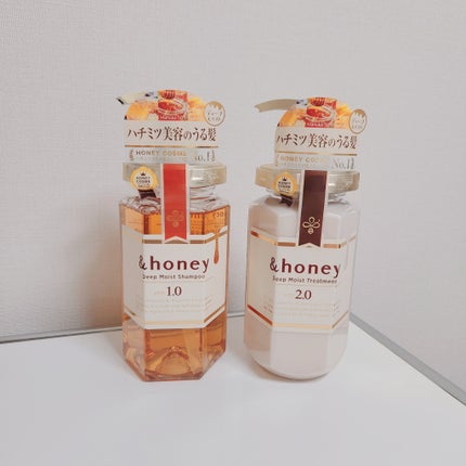 ディープモイスト シャンプー1.0/ヘアトリートメント2.0/&honey/市販シャンプーを使ったクチコミ(1枚目)